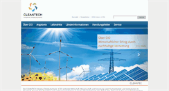 Desktop Screenshot of cleantech-ost.de